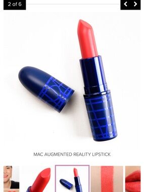 MAC Cosmetics Lipstick - Coral Pink-Red Shade